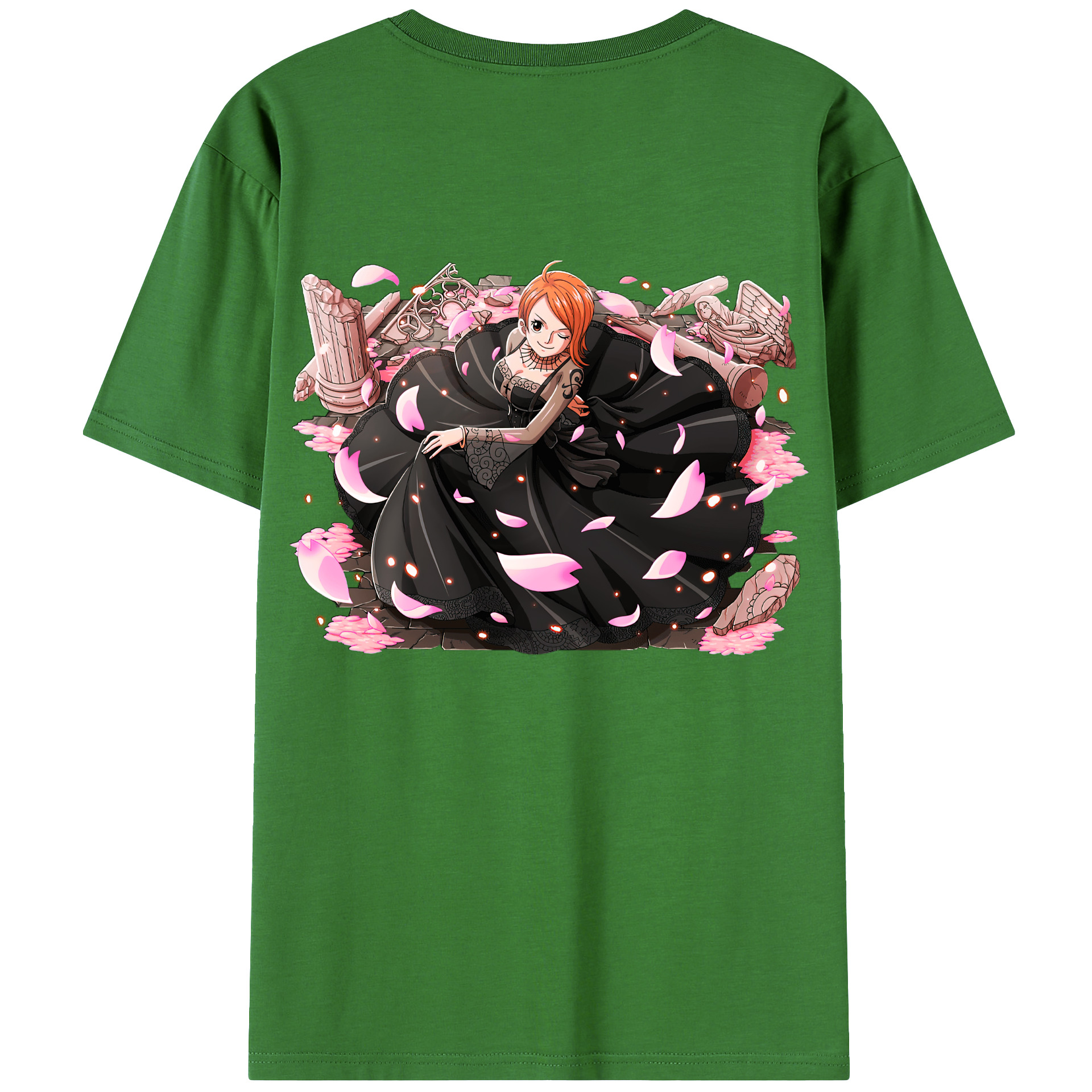 （画像用） ワンピース ナミ ONE PIECE Nami レディース半袖Tシャツ(バックプリント)